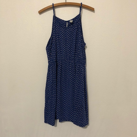 Old Navy Dresses & Skirts - Old Navy Braided Blue Dot Dress Women’s XL